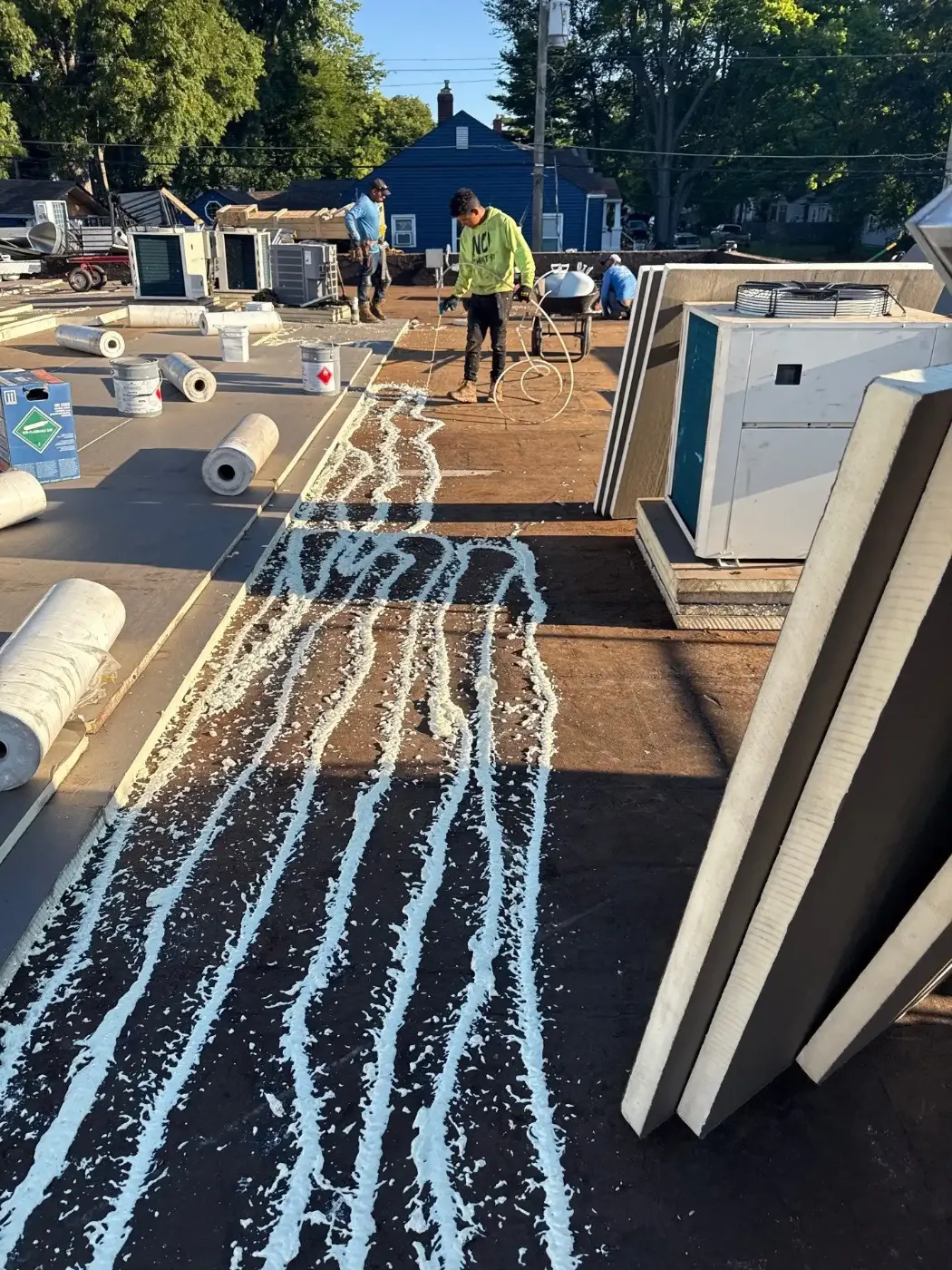 Commercial roofing by Downtown Indianapolis Commercial Roofing near Indianapolis, IN