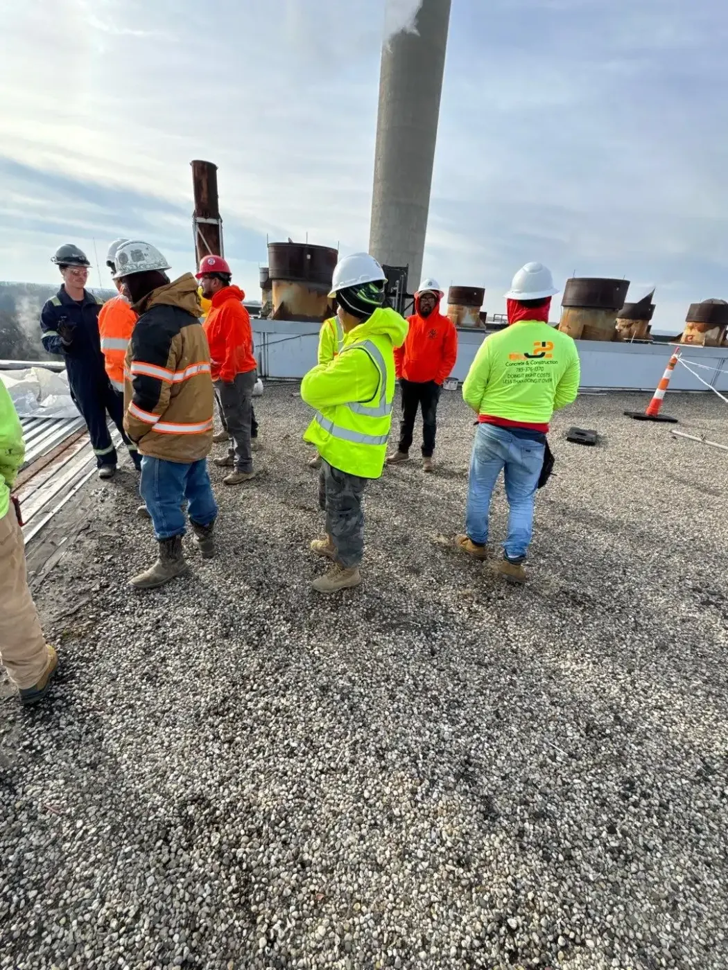 Commercial roof inspection documented in Downtown Indianapolis